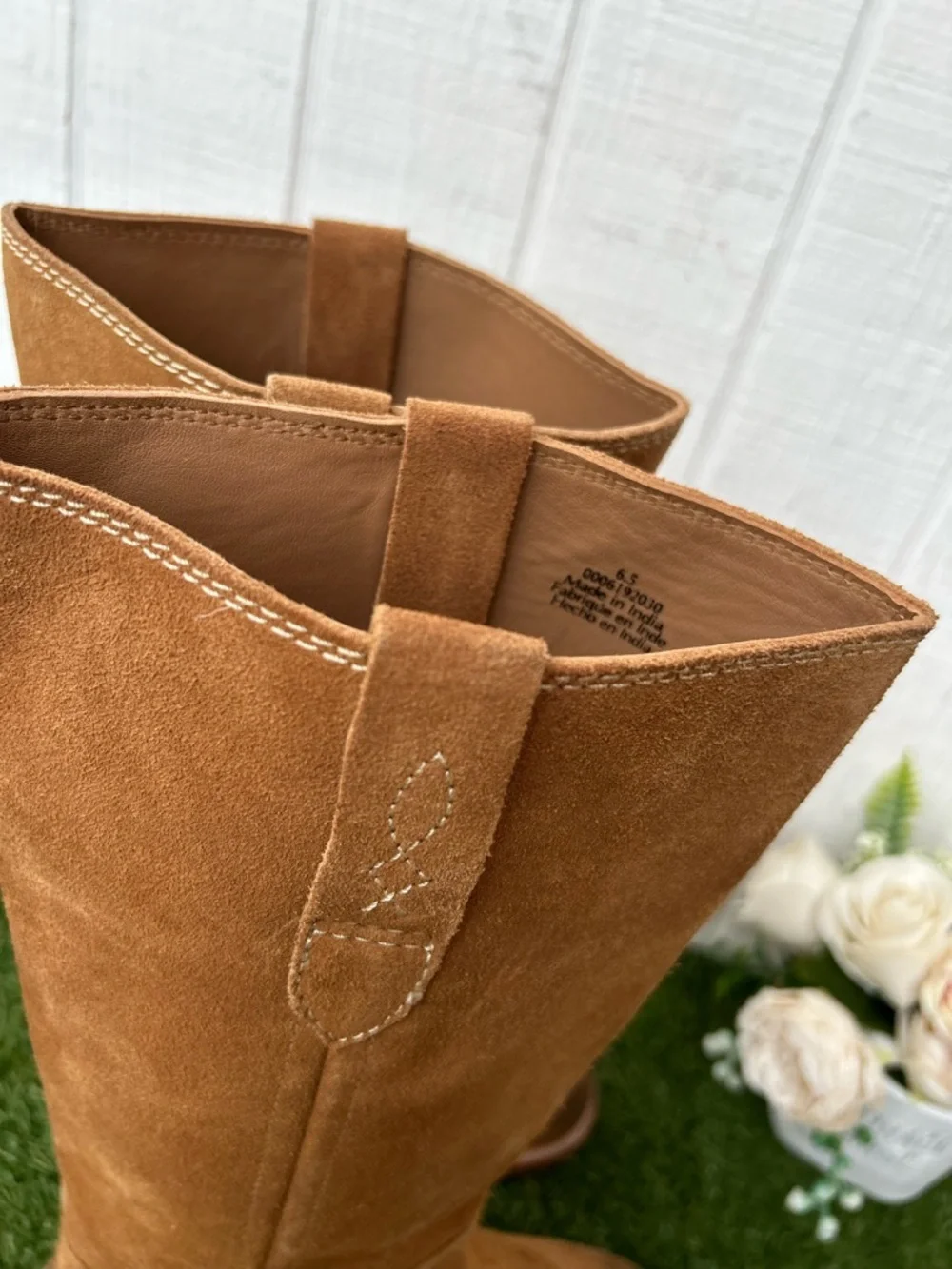 Free People Brown Suede Pull-on Boots